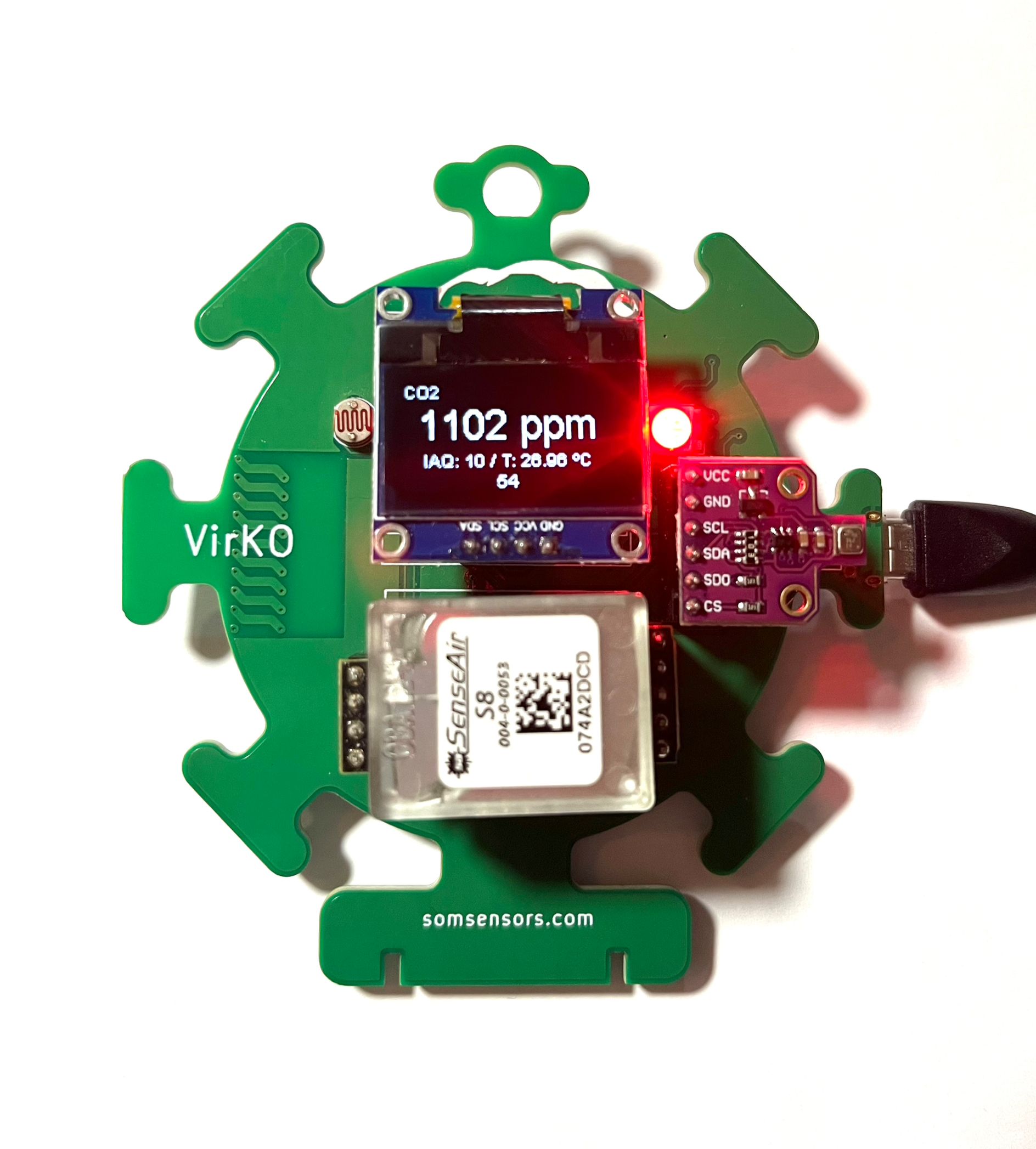 Sensor de Calidad del Aire VirKO